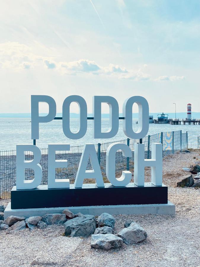 Ferienwohnung Martinshof Podersdorf am See Exterior foto